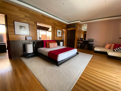 Adaaran Prestige Vadoo overwater villa — aerial