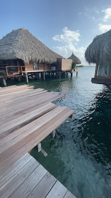 Aruba Ocean Villas overwater villa — deck