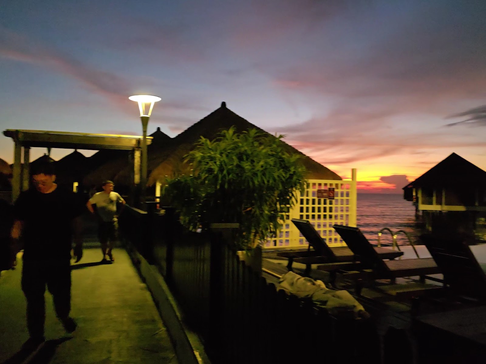 Avani Sepang Goldcoast Resort overwater villa — deck