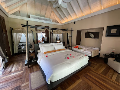 Ayada Maldives overwater villa — interior