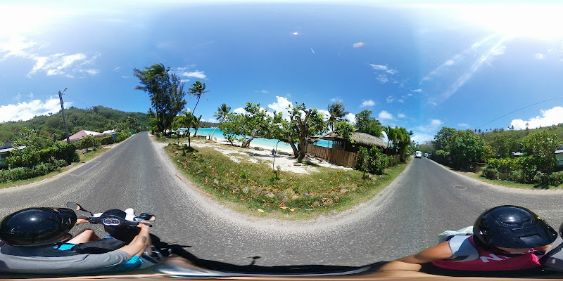 Bungalows Manuka overwater villa — aerial