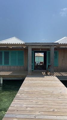 Cayo Espanto overwater villa — deck