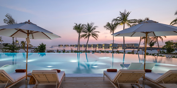 Centara Grand Lagoon Maldives overwater villa — lagoon