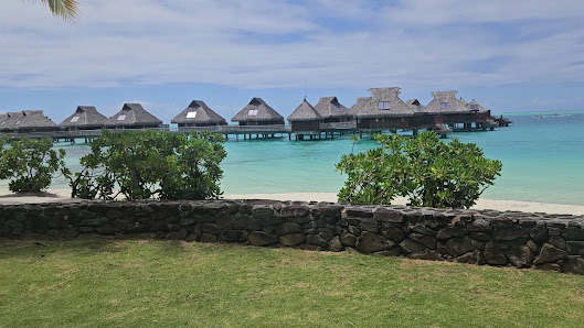Conrad Bora Bora Nui overwater villa — aerial