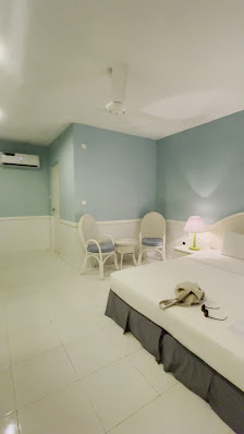 Equator Village overwater villa — interior