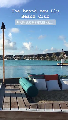 Four Seasons Maldives Private Island at Voavah overwater villa — deck
