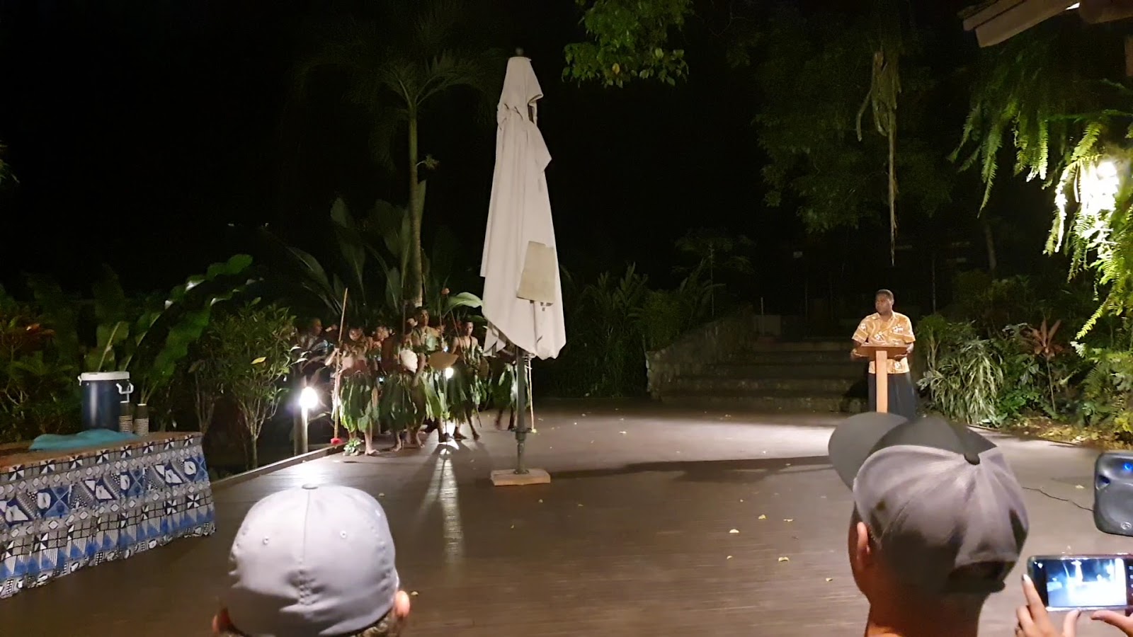 Koro Sun Resort overwater villa — deck