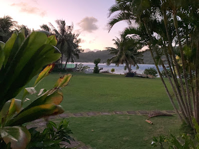 Lady Bora Bora overwater villa — deck