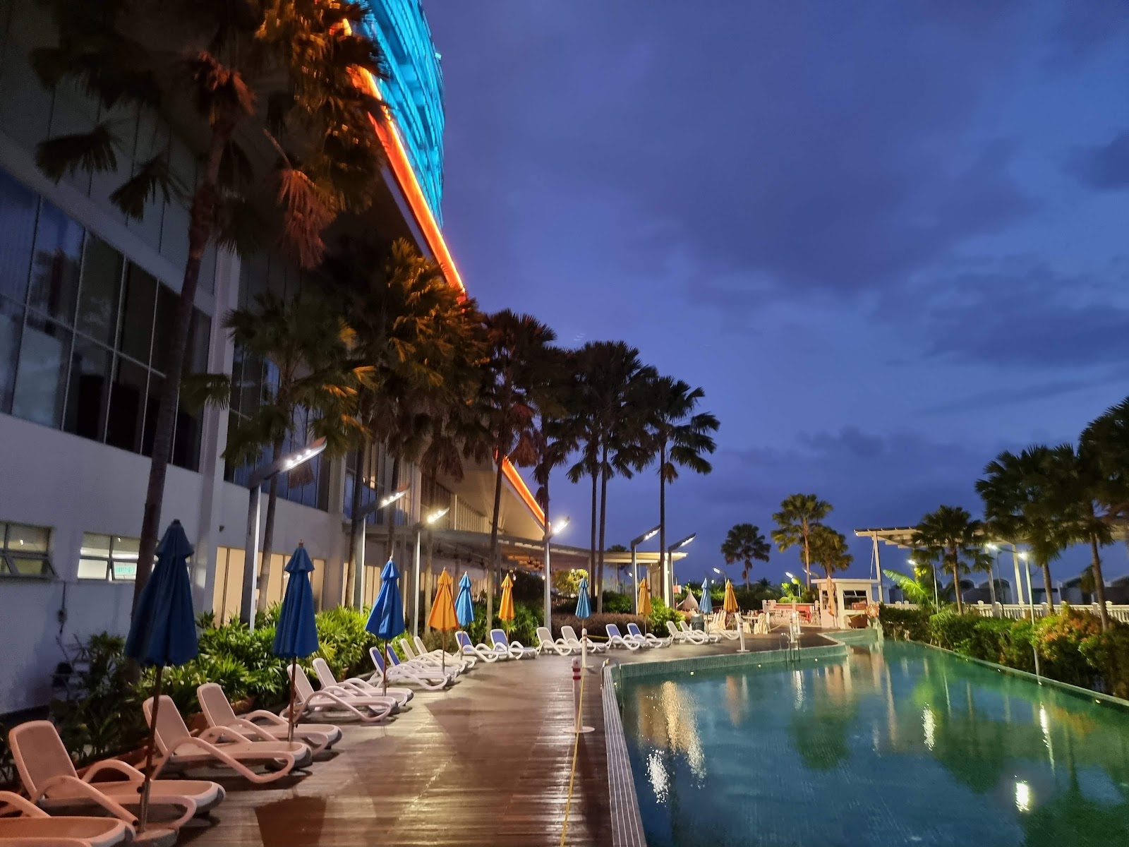 Lexis Hibiscus Port Dickson overwater villa — aerial