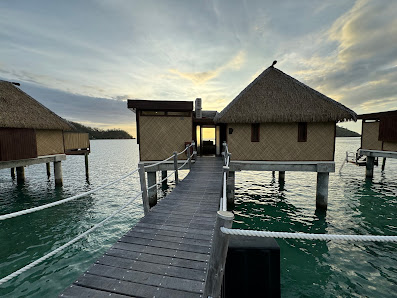 Likuliku Lagoon Resort overwater villa — deck