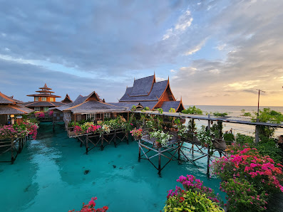 Overwater bungalows in Malaysia