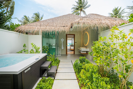 Nova Maldives overwater villa — lagoon