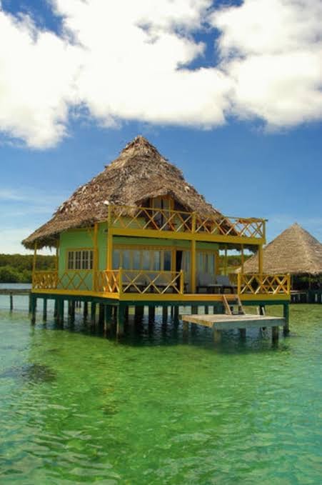 Punta Caracol Acqua Lodge overwater villa — aerial