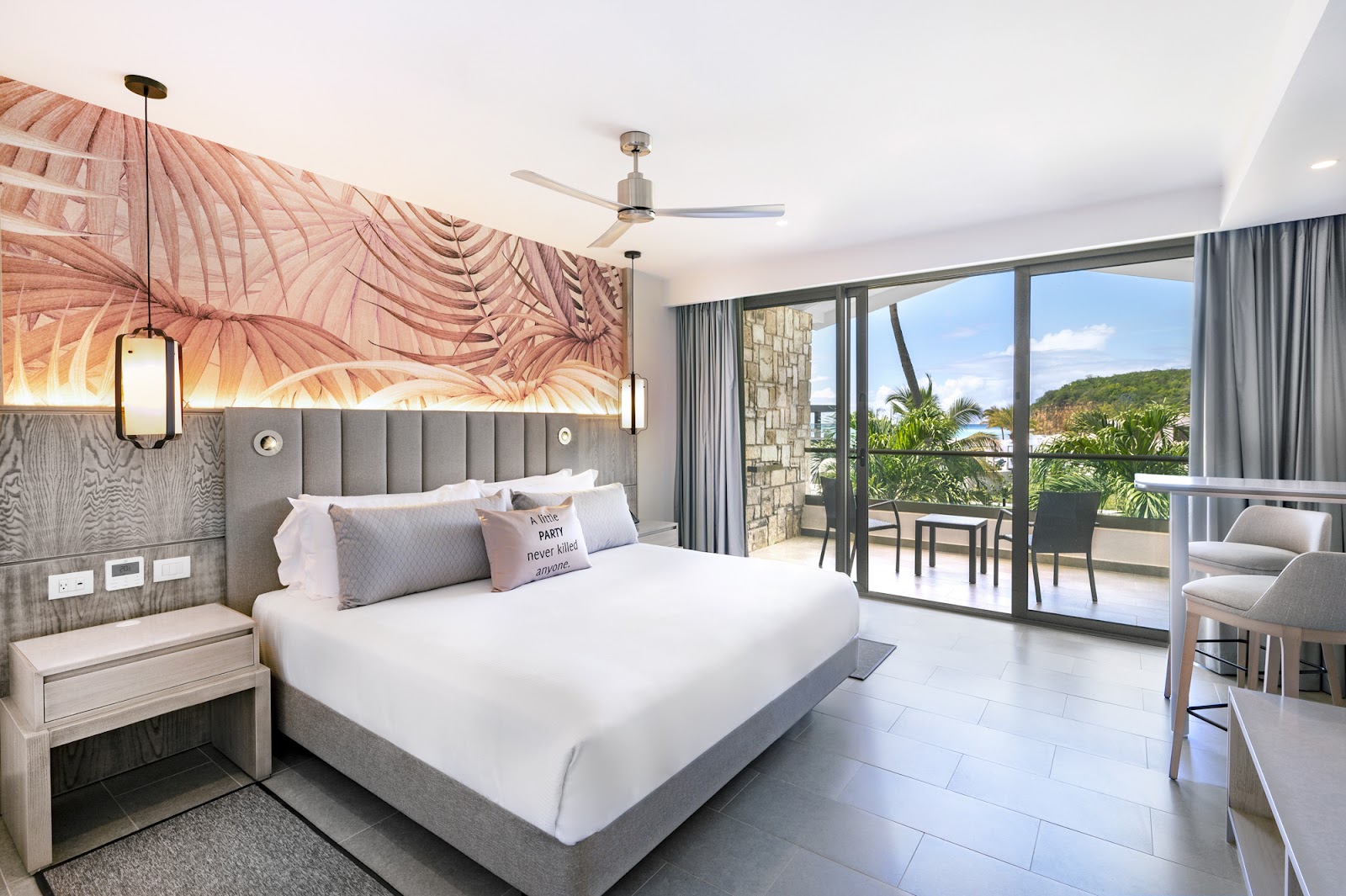 Royalton CHIC Antigua overwater villa — interior