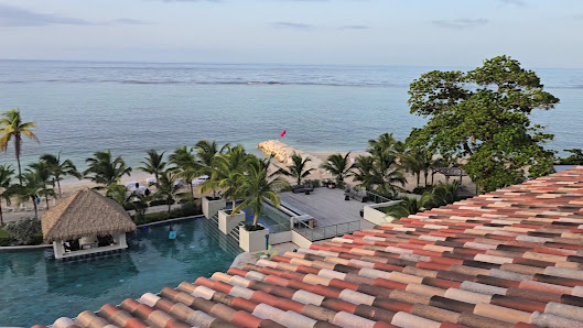 Sandals Dunn's River overwater villa — deck
