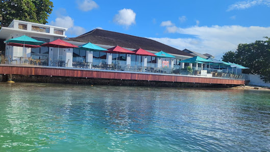 Sandals Caribbean Cay (formerly Royal Caribbean) overwater villa — deck