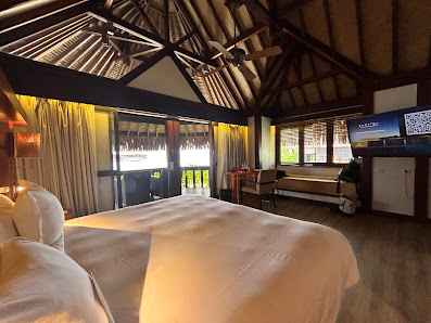 Sofitel Kia Ora Moorea Beach Resort overwater villa — interior