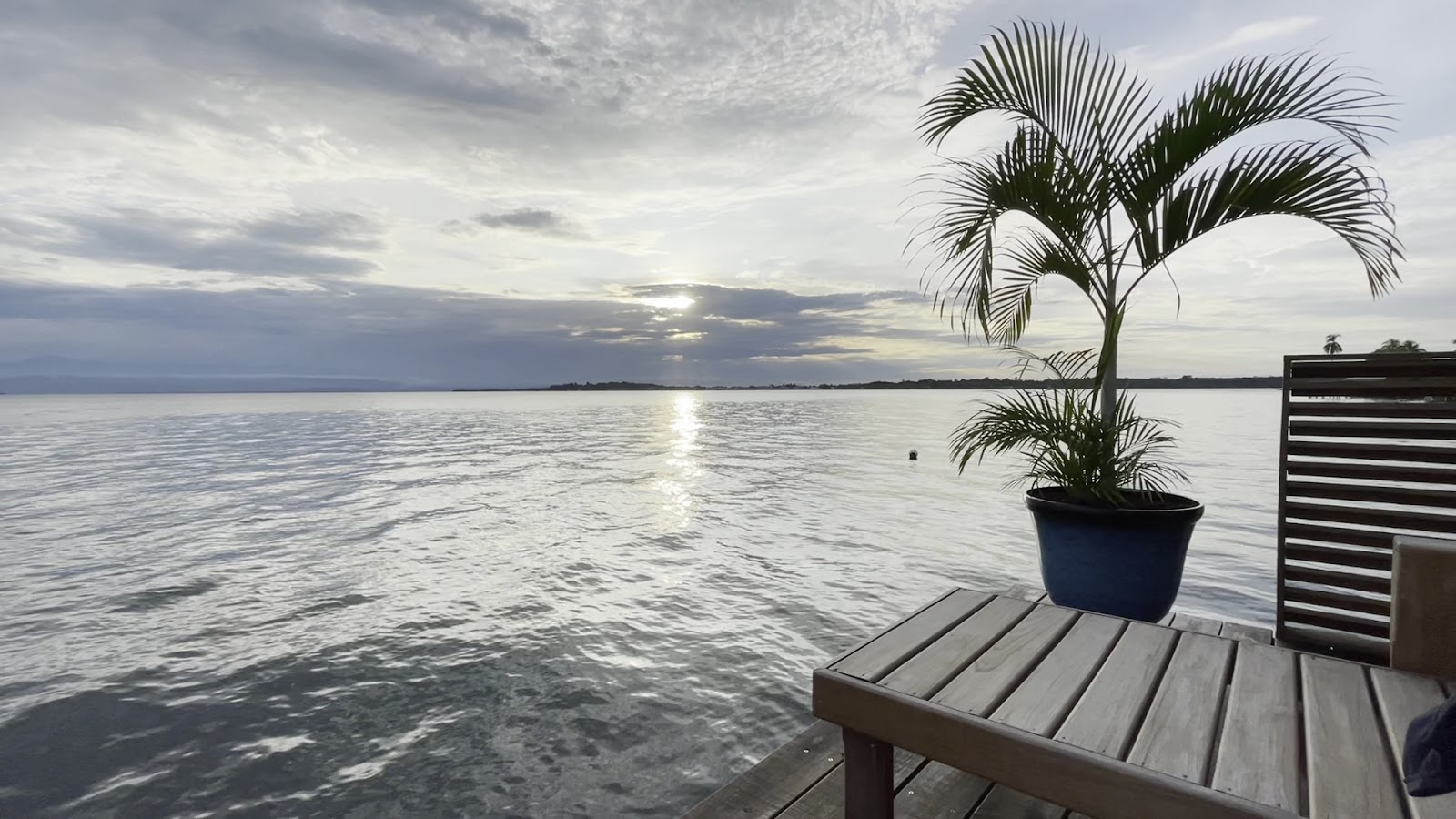 Sol Bungalows overwater villa — interior