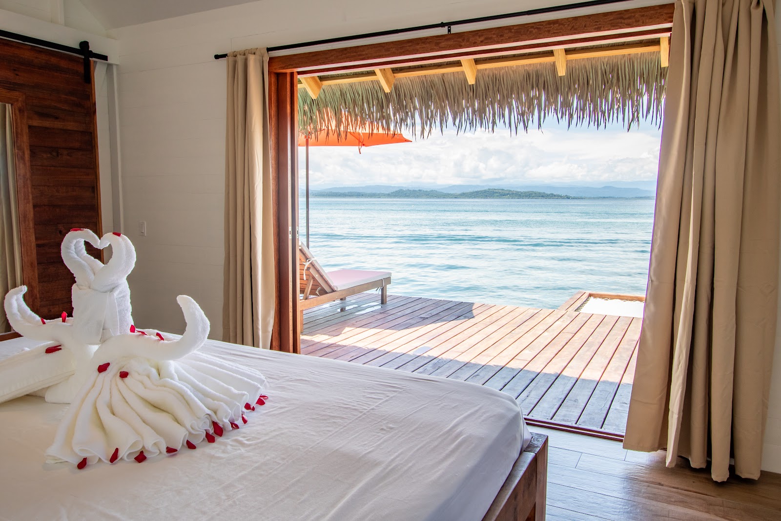 Sol Bungalows overwater villa — deck