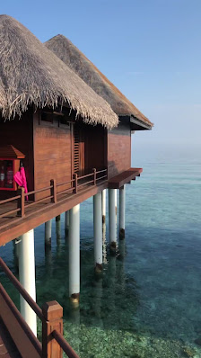 Sun Siyam Vilu Reef overwater villa — interior