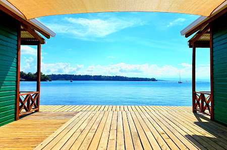 The Sea Monkey Overwater Bungalows and Restaurant Bocas del Toro overwater villa 5