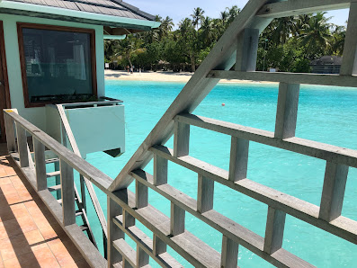 Water Bungalow overwater villa — aerial